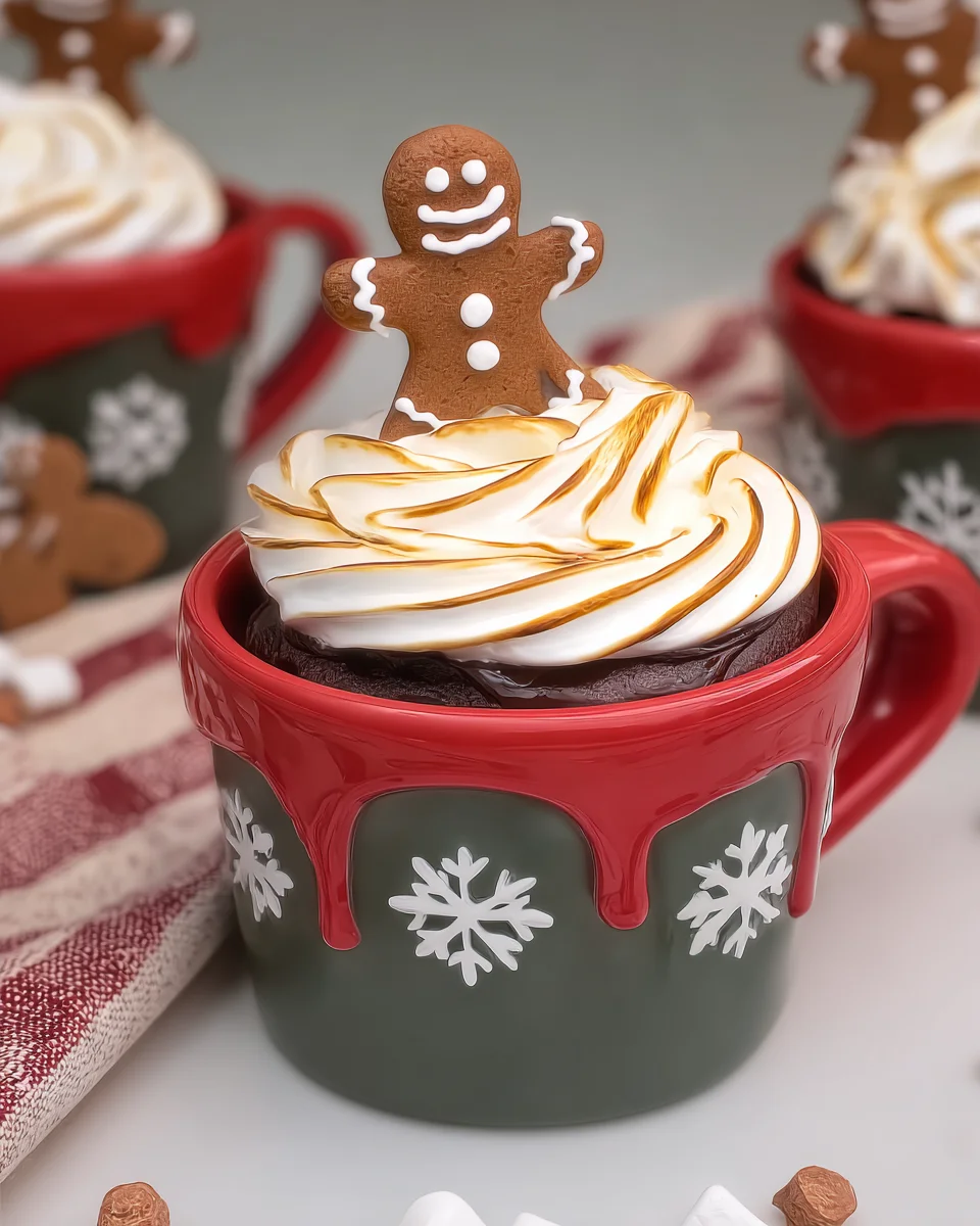 Hot Chocolate Mug Cupcakes