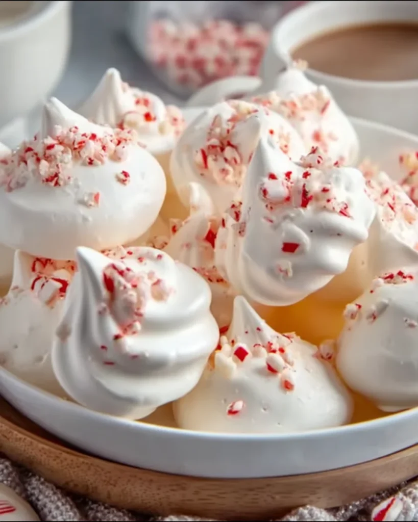 Peppermint Meringues