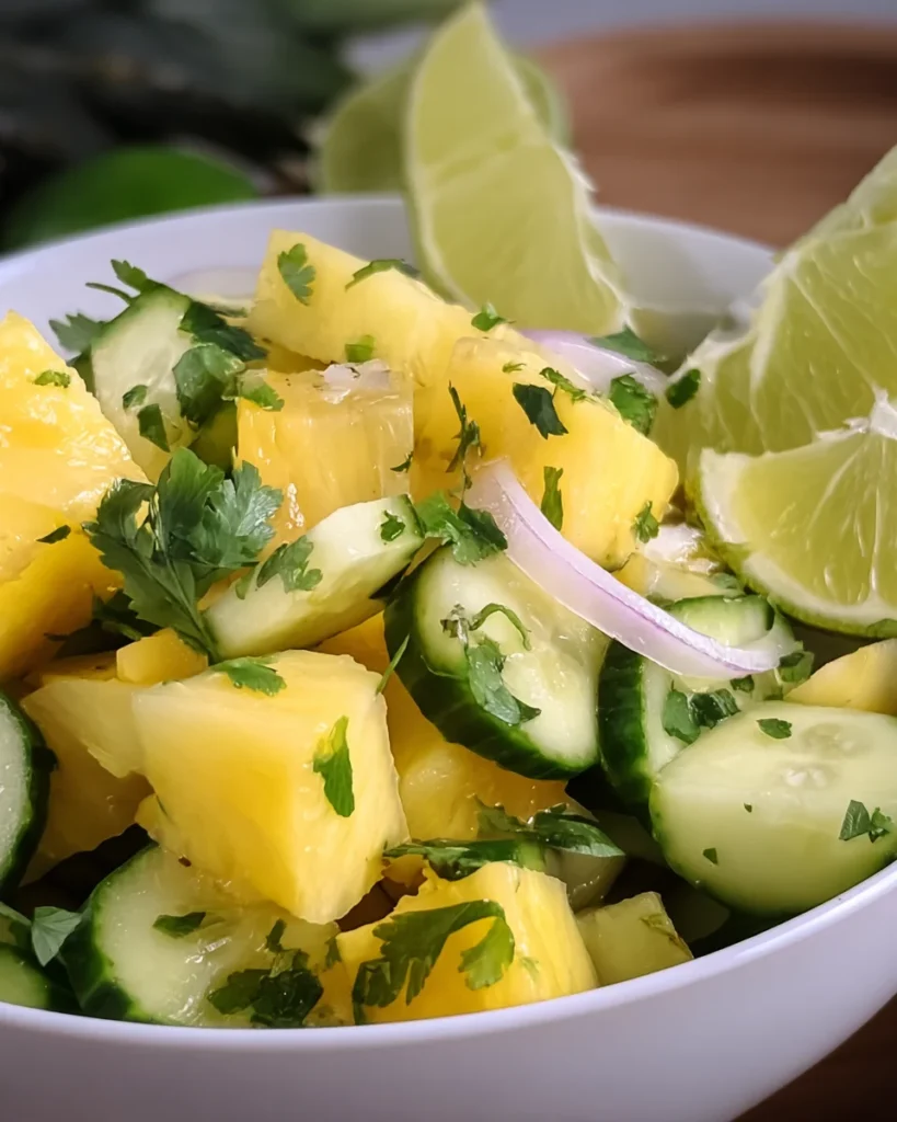 Pineapple Cucumber Salad