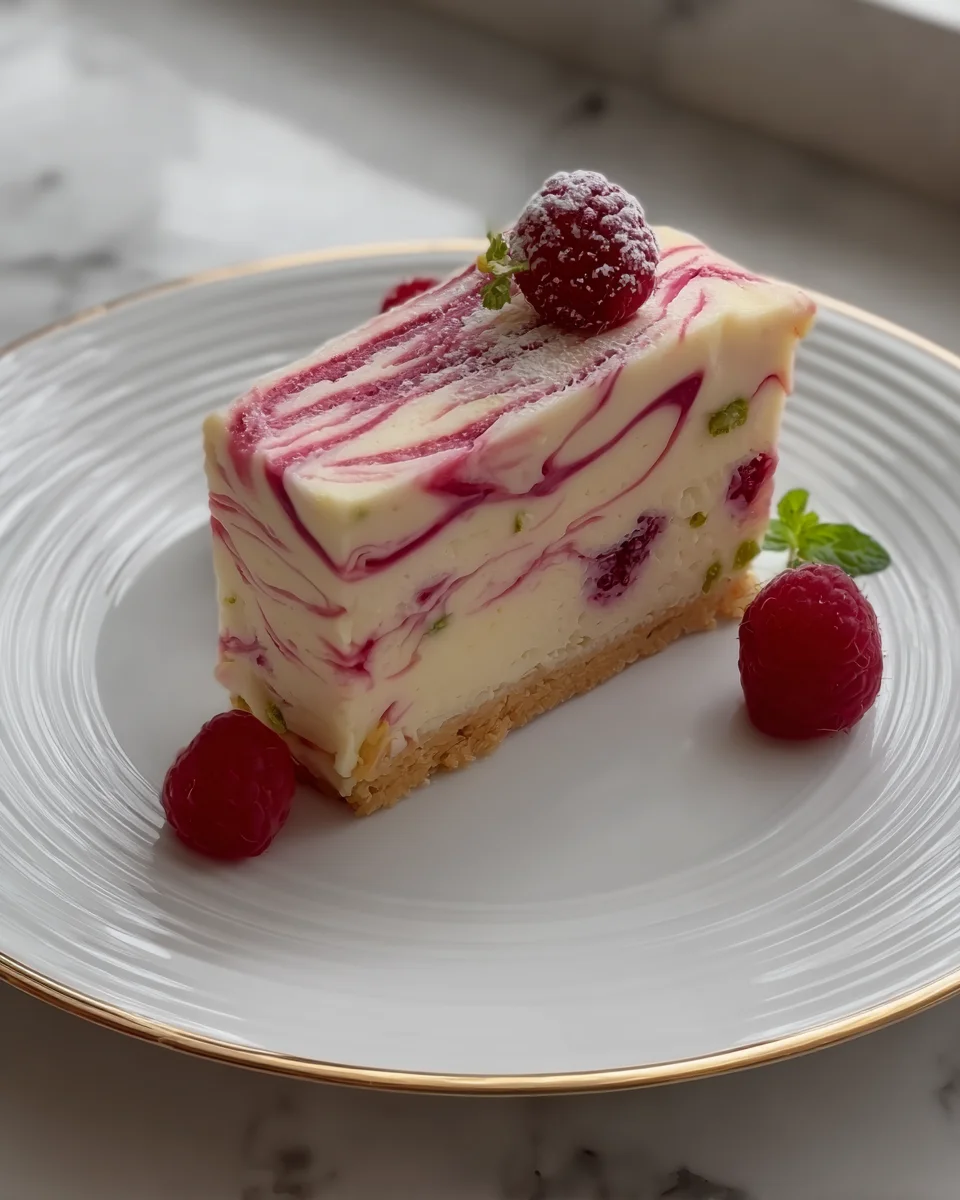 Raspberry cheese cake