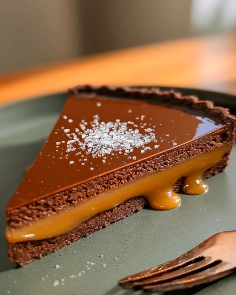 Salted Caramel Chocolate Tart