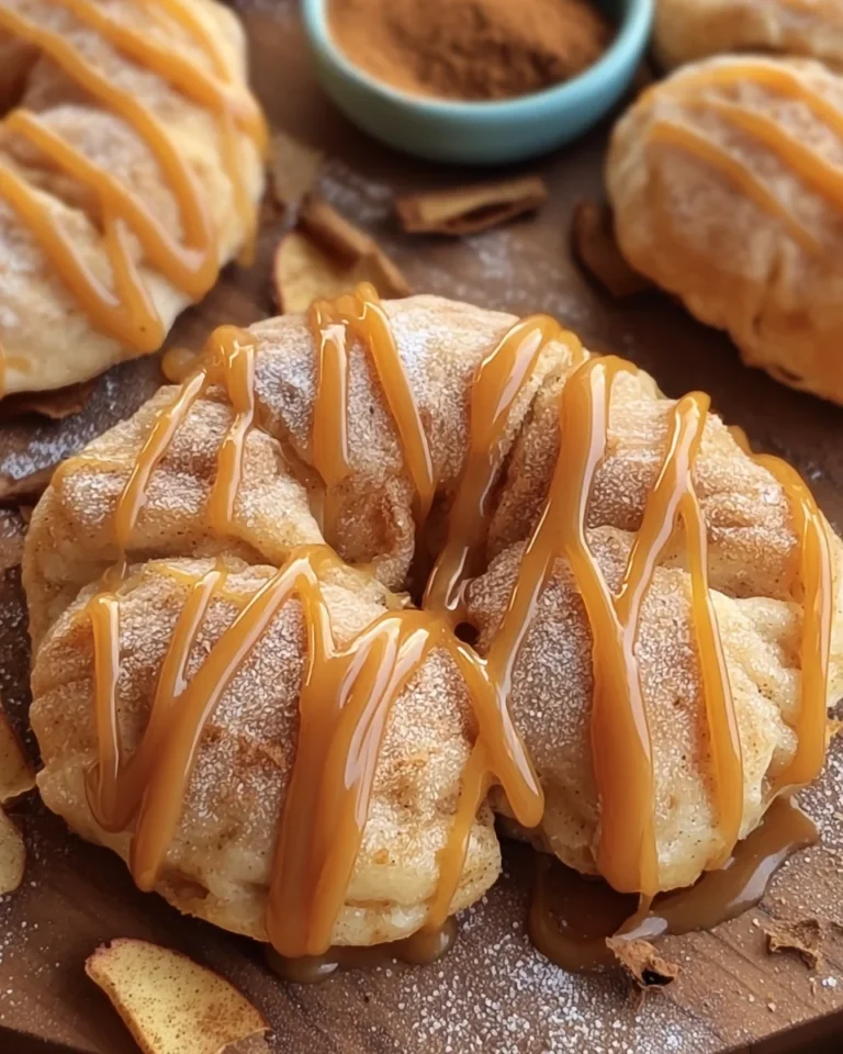 Vegan Apple Puff Pasty Doughnuts