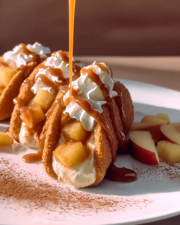Apple pie cheesecake tacos