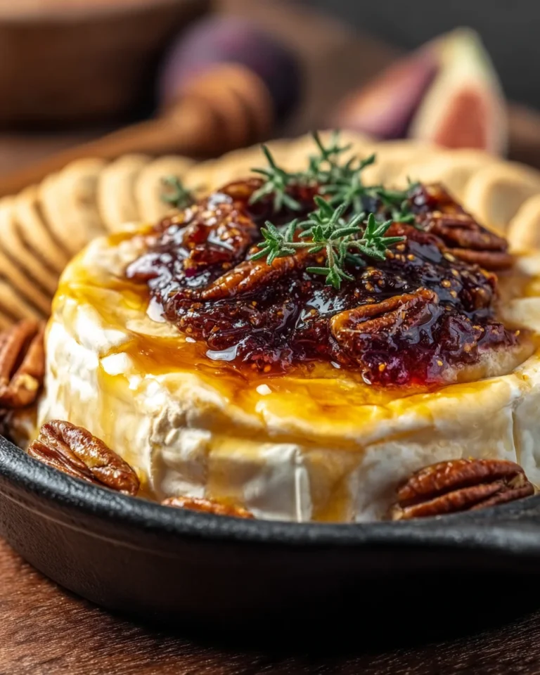 Baked Brie with Fig Jam
