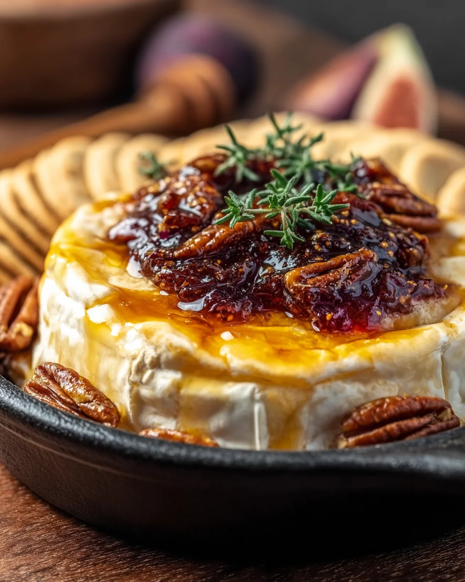 Baked Brie with Fig Jam