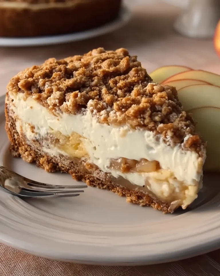 Biscoff Apple Crumble Cheesecake