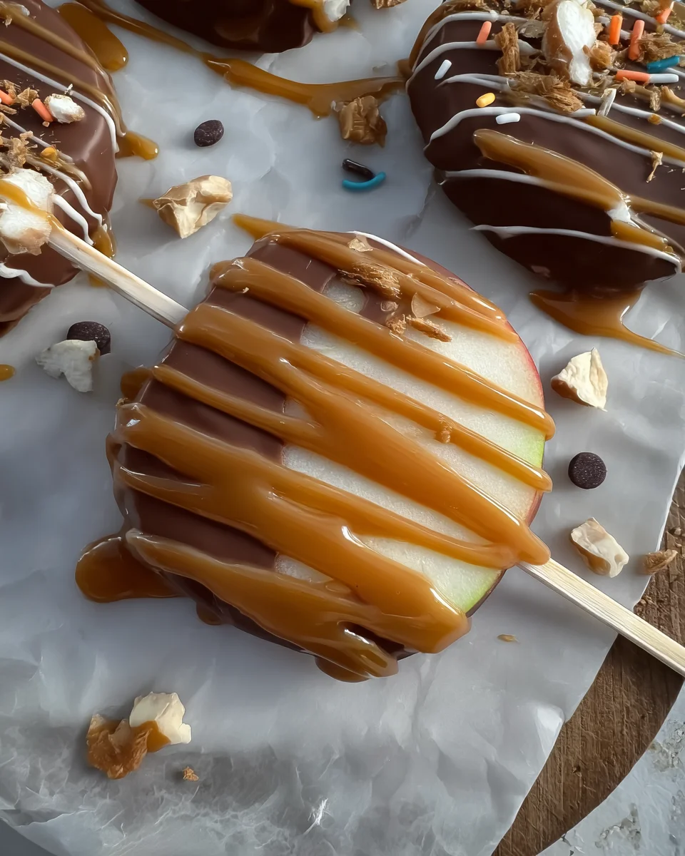 Caramel Apple Slices