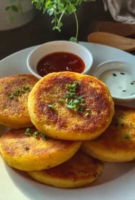 Cheesy potato pancakes