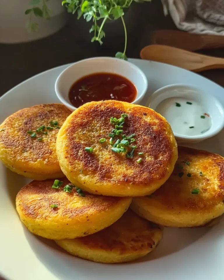 Cheesy potato pancakes