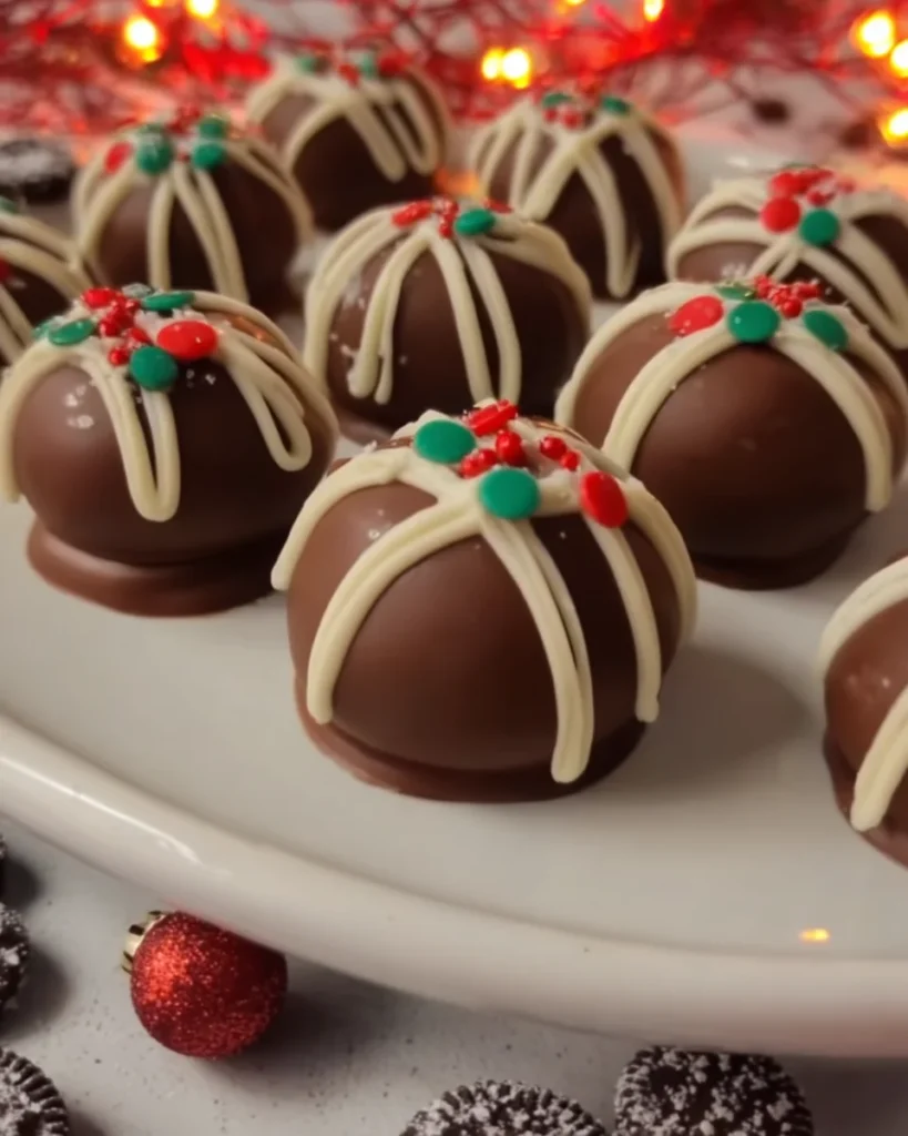 Christmas Oreo Truffles