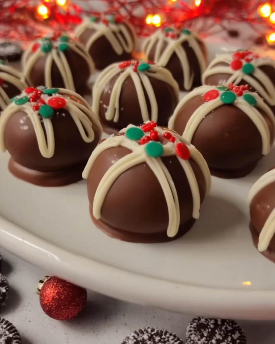 Christmas Oreo Truffles