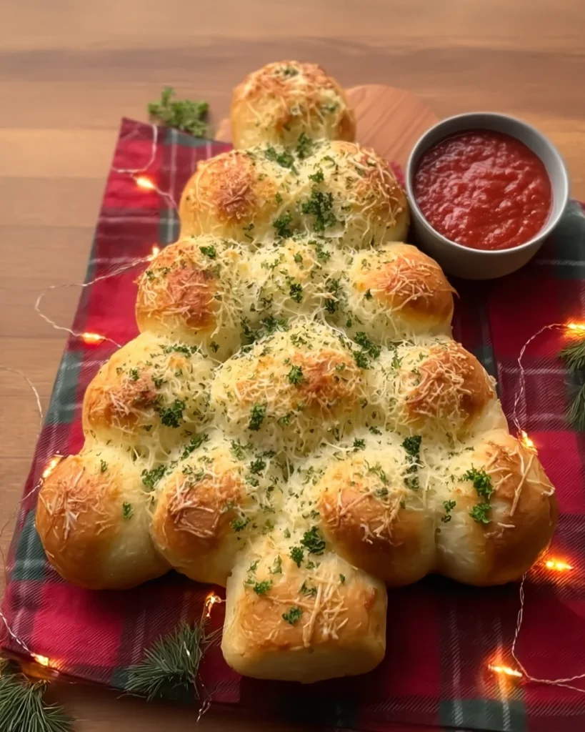 Christmas Tree Pull-Apart Bread