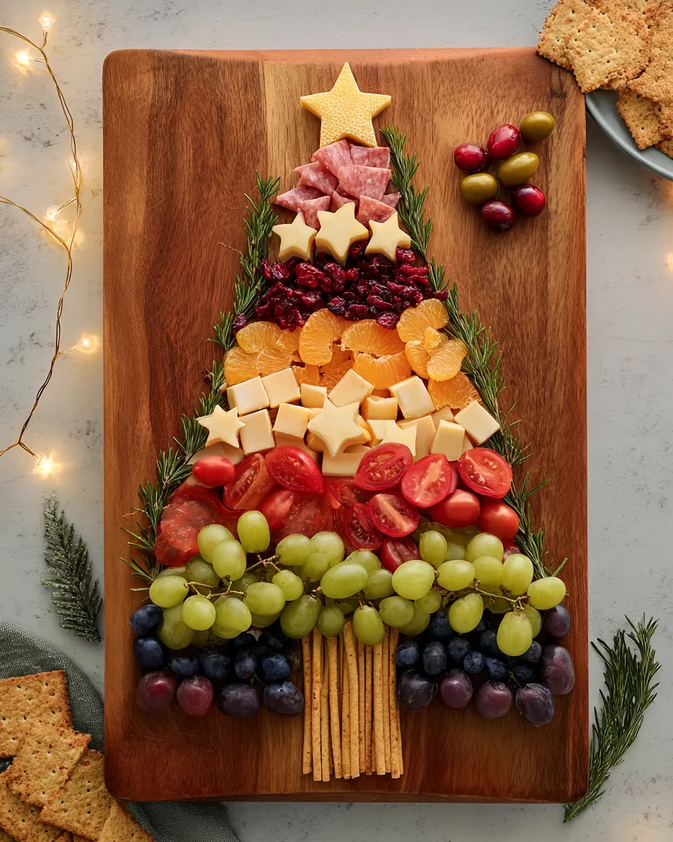 Christmas Tree Shaped Charcuterie