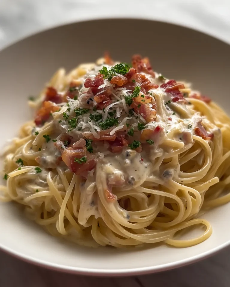 Cream Spaghetti with Bacon