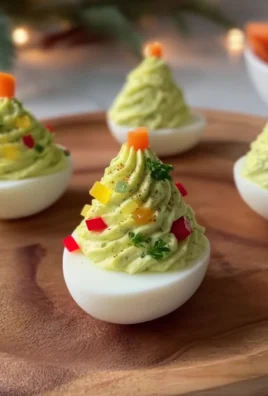Deviled Egg Christmas Trees