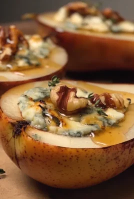 Easy Baked Gorgonzola Pears