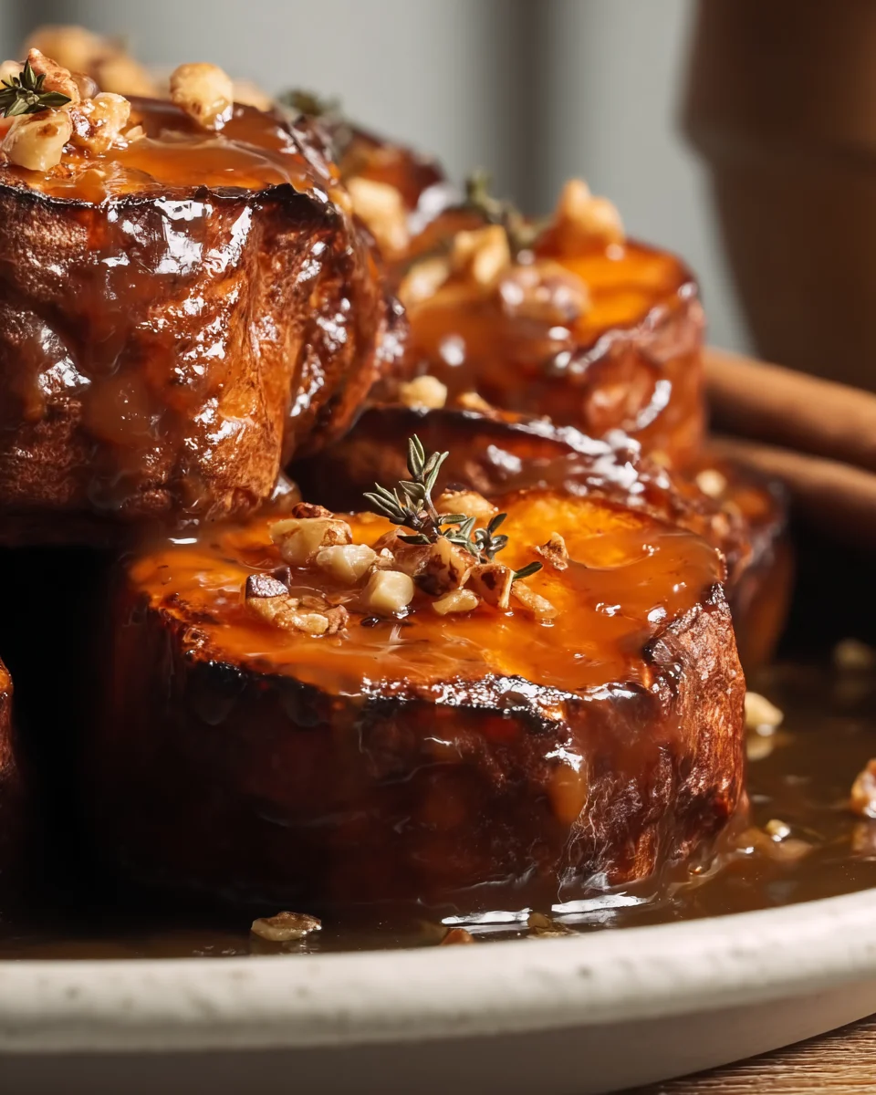 Fondant Sweet Potatoes (slow roasted)