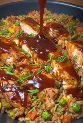 Honey BBQ Chicken Rice