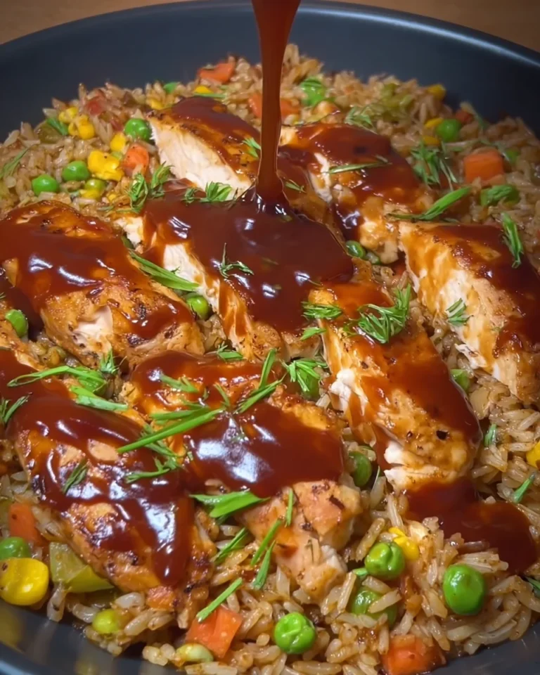 Honey BBQ Chicken Rice