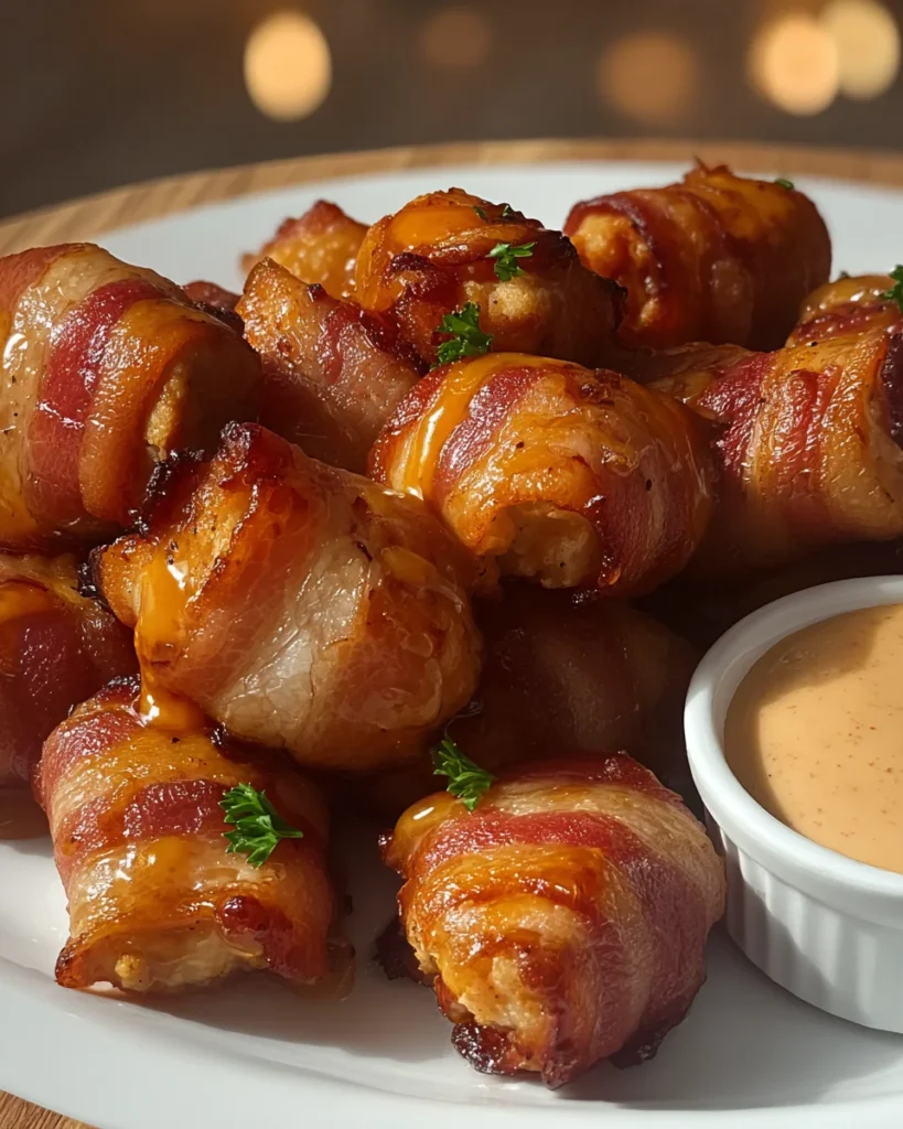 Honey Bacon Chicken Bites