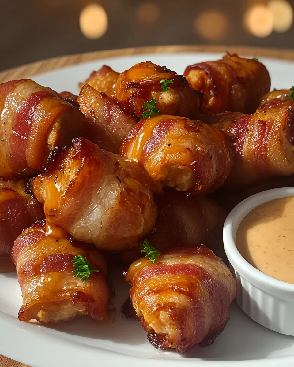 Honey Bacon Chicken Bites
