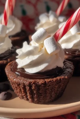 Hot Chocolate Brownie Cups
