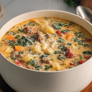 Italian Sausage Pasta Soup