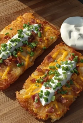 Loaded Hashbrown patties