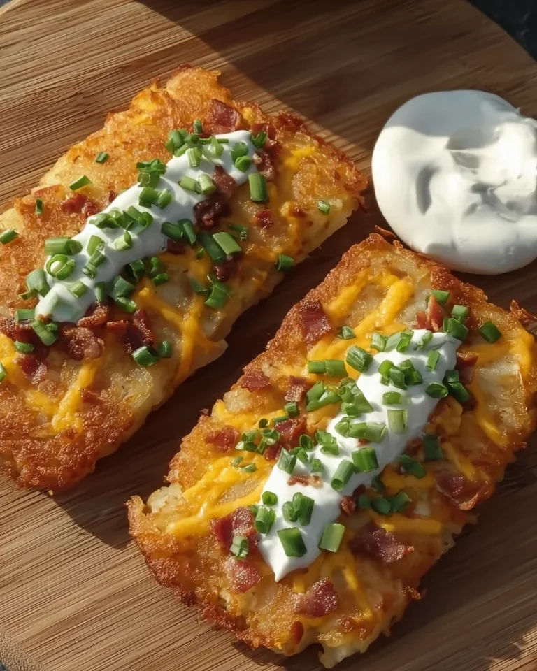 Loaded Hashbrown patties