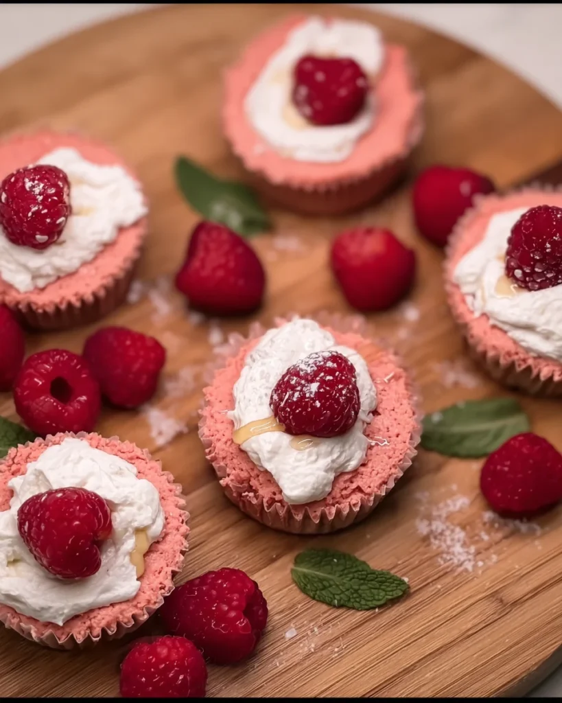 Low Calorie Mini Raspberry Cheesecake