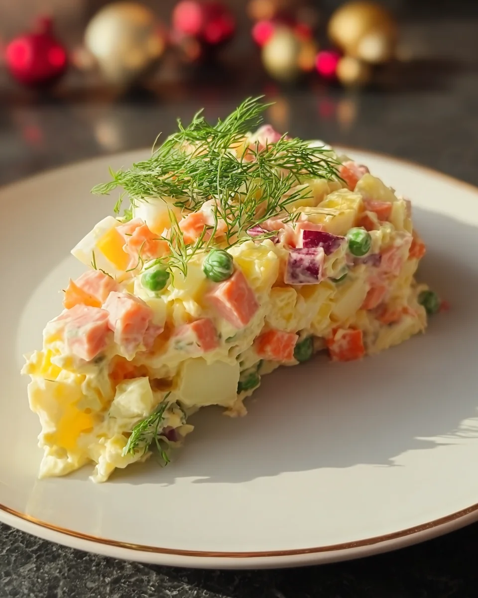Olivier Salad Wreatg