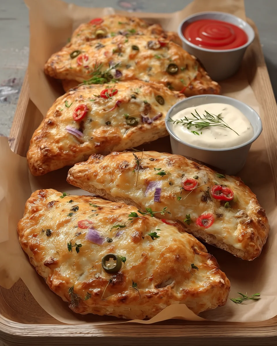PIZZA CALZONE WITH BEEF