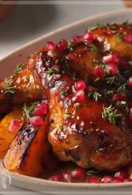 Pomegranate Orange Glazed Chicken