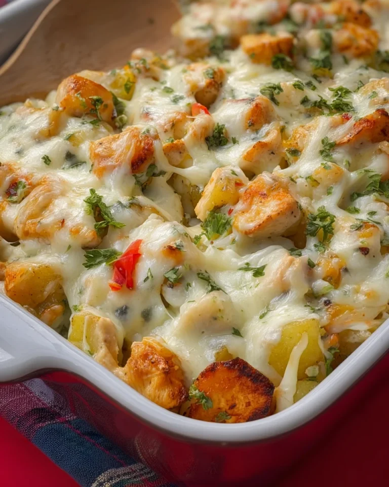 Potato casserole with chicken