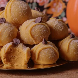 Pumpkin Pie Cheesecake Truffles