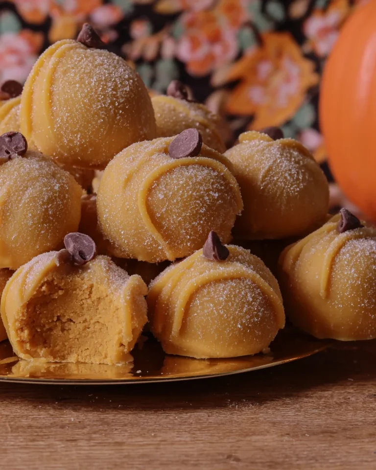 Pumpkin Pie Cheesecake Truffles