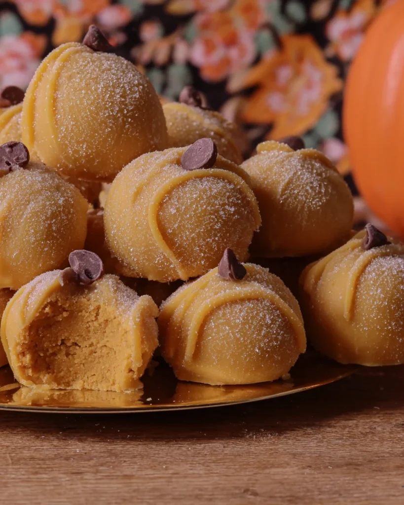 Pumpkin Pie Cheesecake Truffles