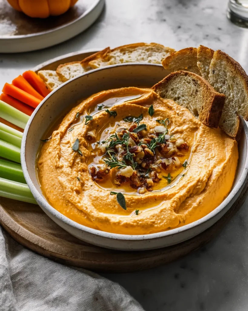 Pumpkin Whipped Feta Dip