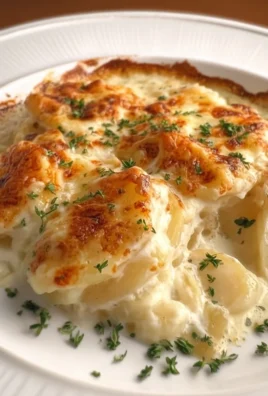 Roasted Garlic Potatoes au Gratin