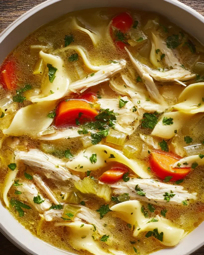 Rotisserie Chicken Noodle Soup