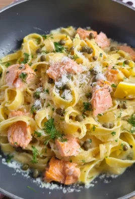 15-Minute Creamy Lemon Salmon Pasta