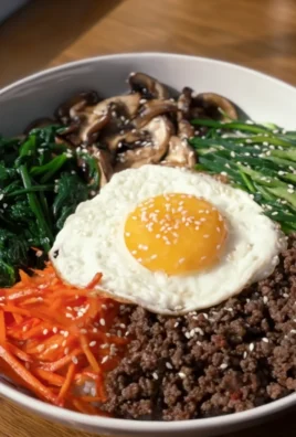 Bibimbap with Ground Beef