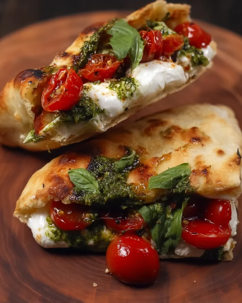 Burrata Caprese Pizza Sandwich