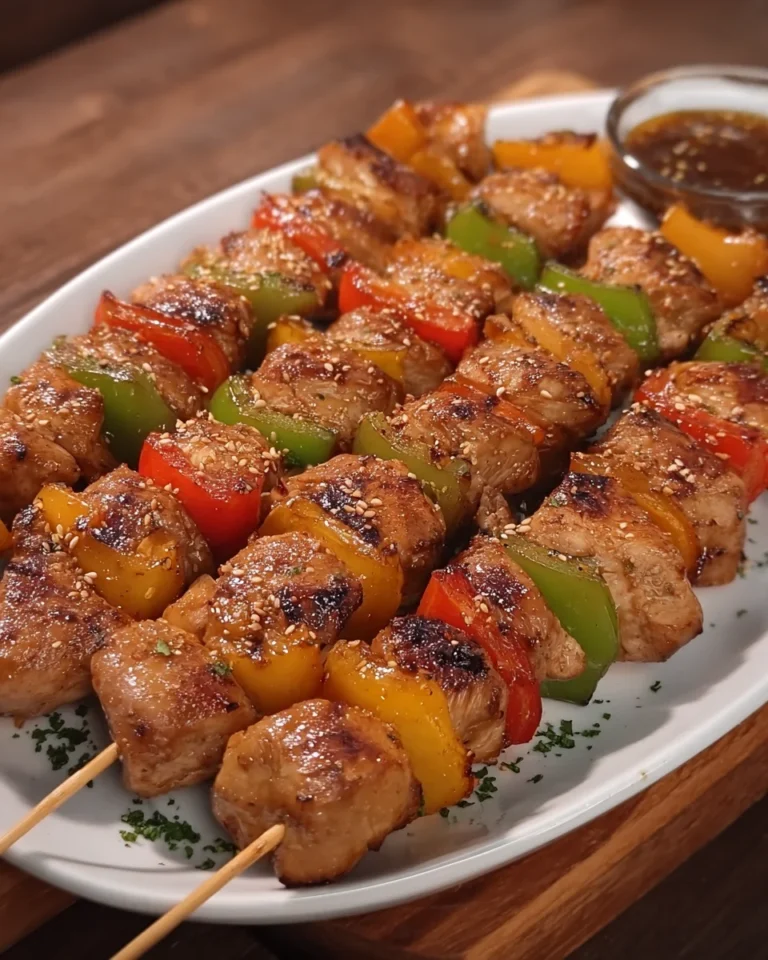 Chinese chicken on a stick