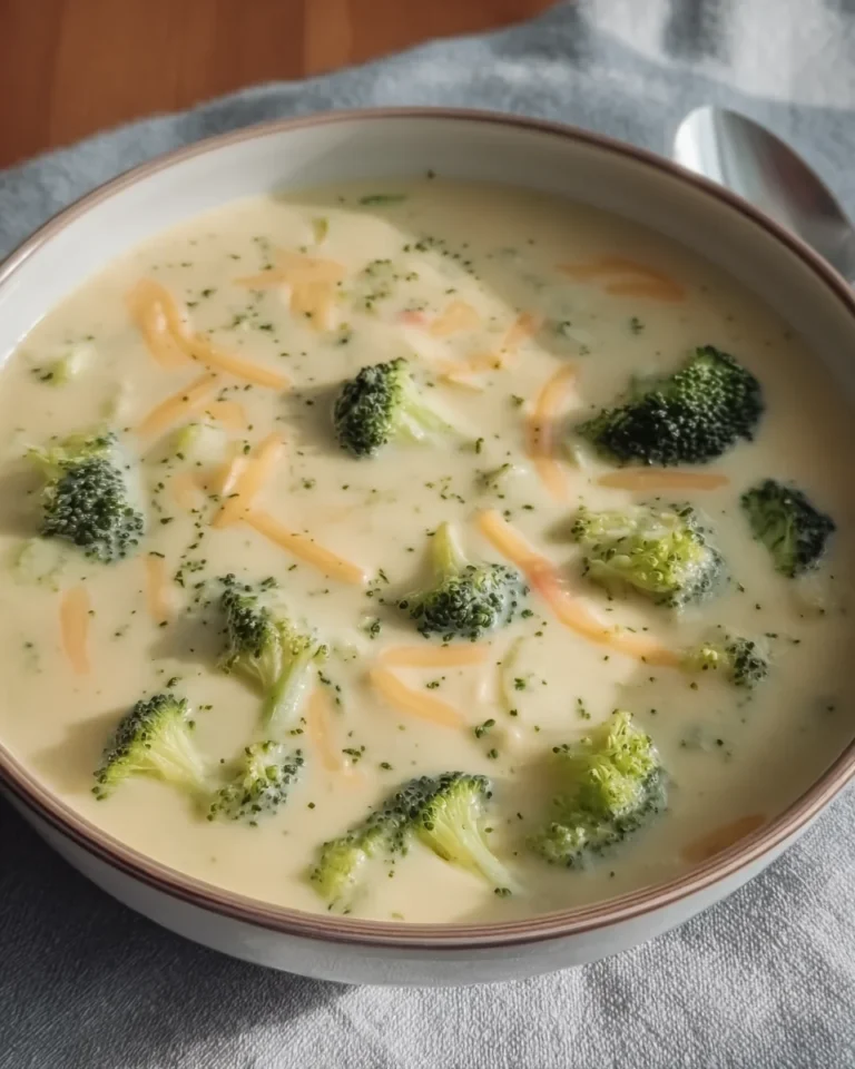 Creamy Broccoli Cheddar Soup