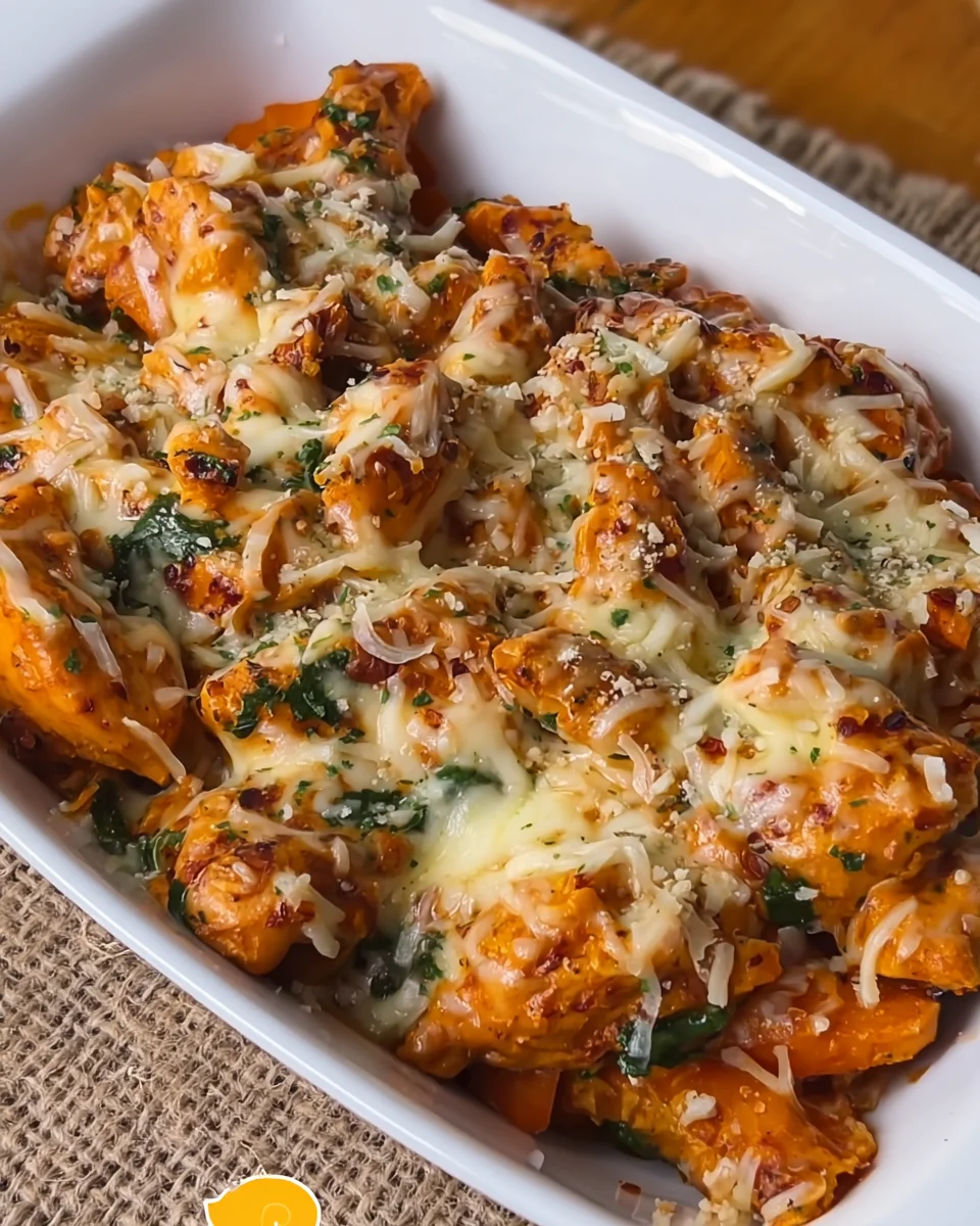 Creamy Cajun Chicken and Sweet Potatoes