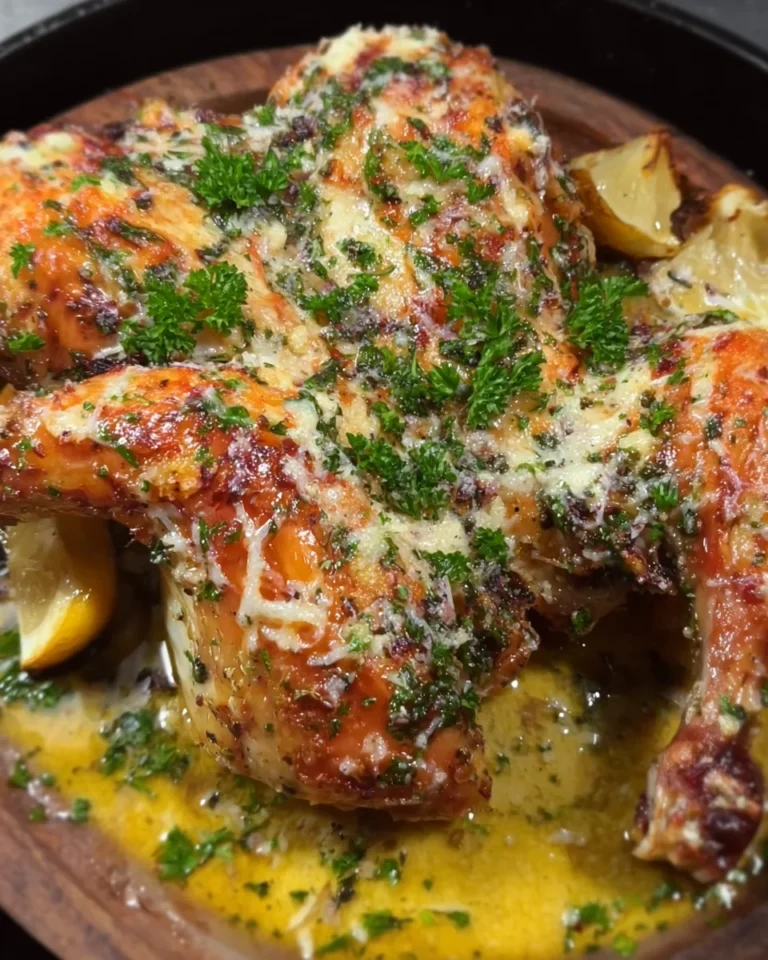 GARLIC PARMESAN ROAST CHICKEN