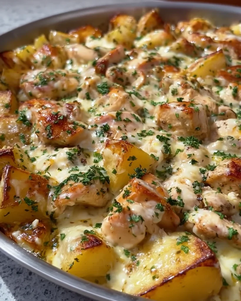 Garlic-infused Chicken and Potatoes