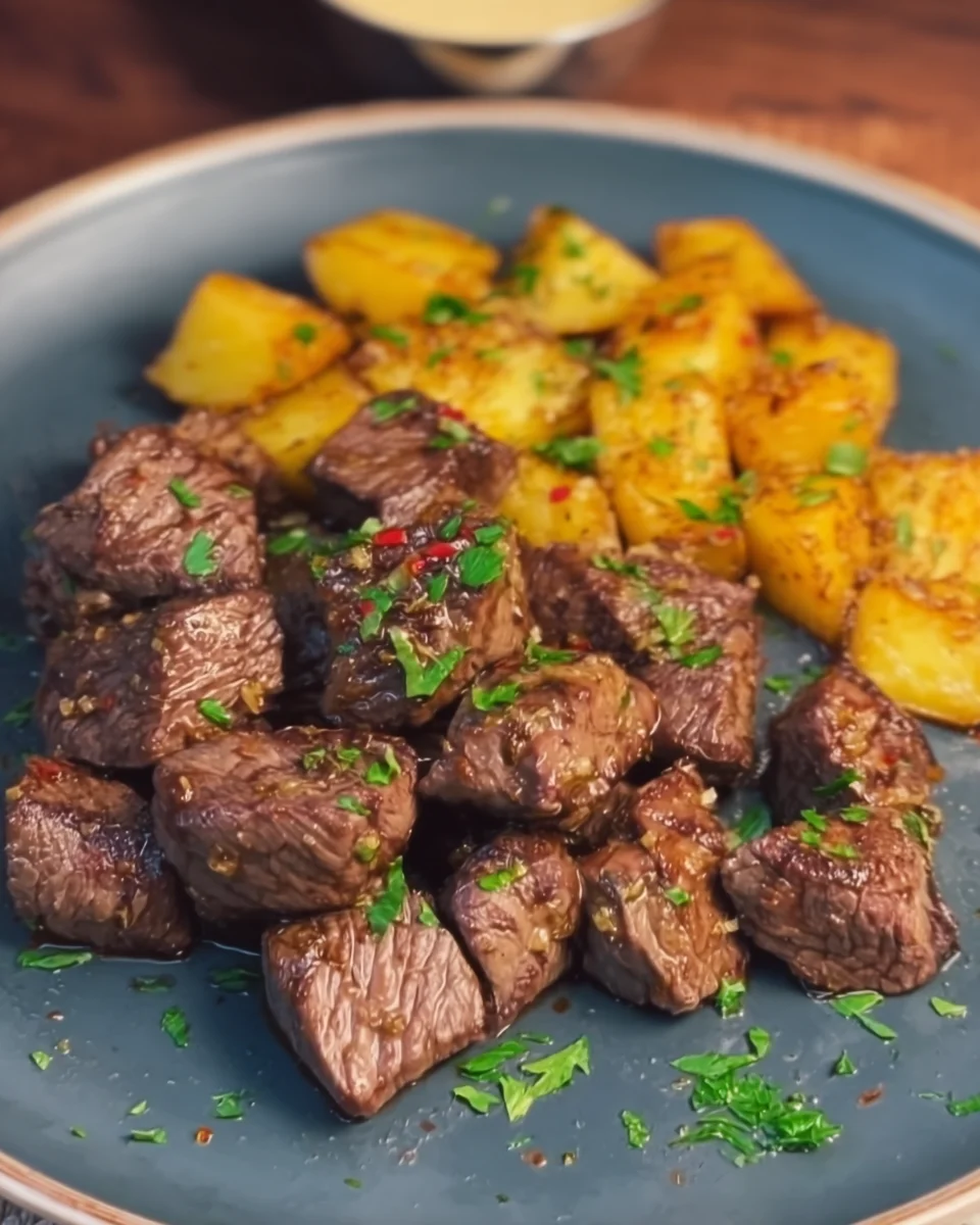Garlic Butter Steak Bites