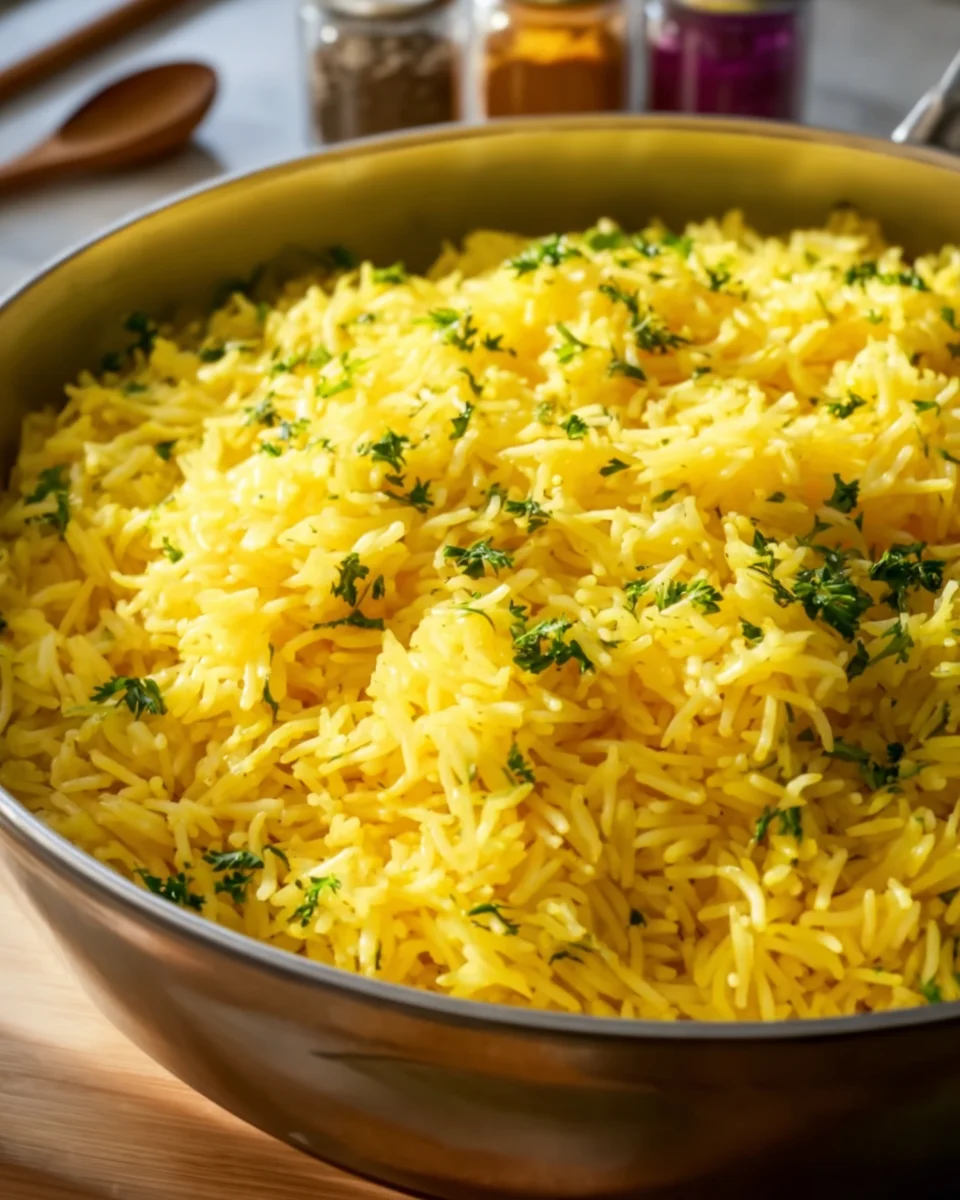 Garlic Turmeric Rice